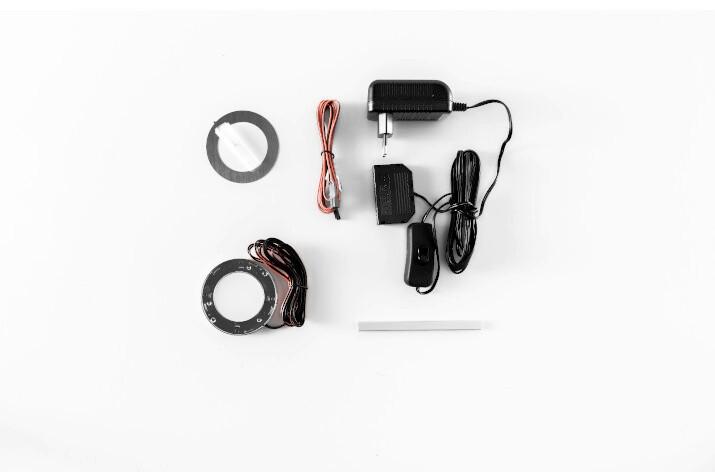 Einlegebodenbeleuchtung 1er Set 2,4w inkl. Trafo/Zuleitung - Schwarz/Weiß, Design, Kunststoff/Metall (6/1/6cm) - Livetastic