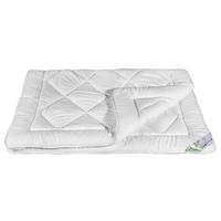 Steppdecke Nature Bamboo Normal Klaus 140x200 Cm - Weiß, KONVENTIONELL, Textil (140/200cm)