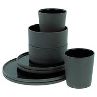 Kombiservice 21540 Futuro Black - Schwarz, Trend, Keramik - Creatable