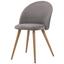 Esszimmerstuhl Halmstadt Hellgrau Gepolstert, 4er-Set - Eichefarben/Hellgrau, Basics, Textil/Metall (49,5/78 /59cm) - Livetastic Esszimmerstuhl Halmstadt Hellgrau Gepolstert, 4er-Set - Eichefarben/Hellgrau, Basics, Textil/Metall (49,5/78 /59cm) - Livetastic