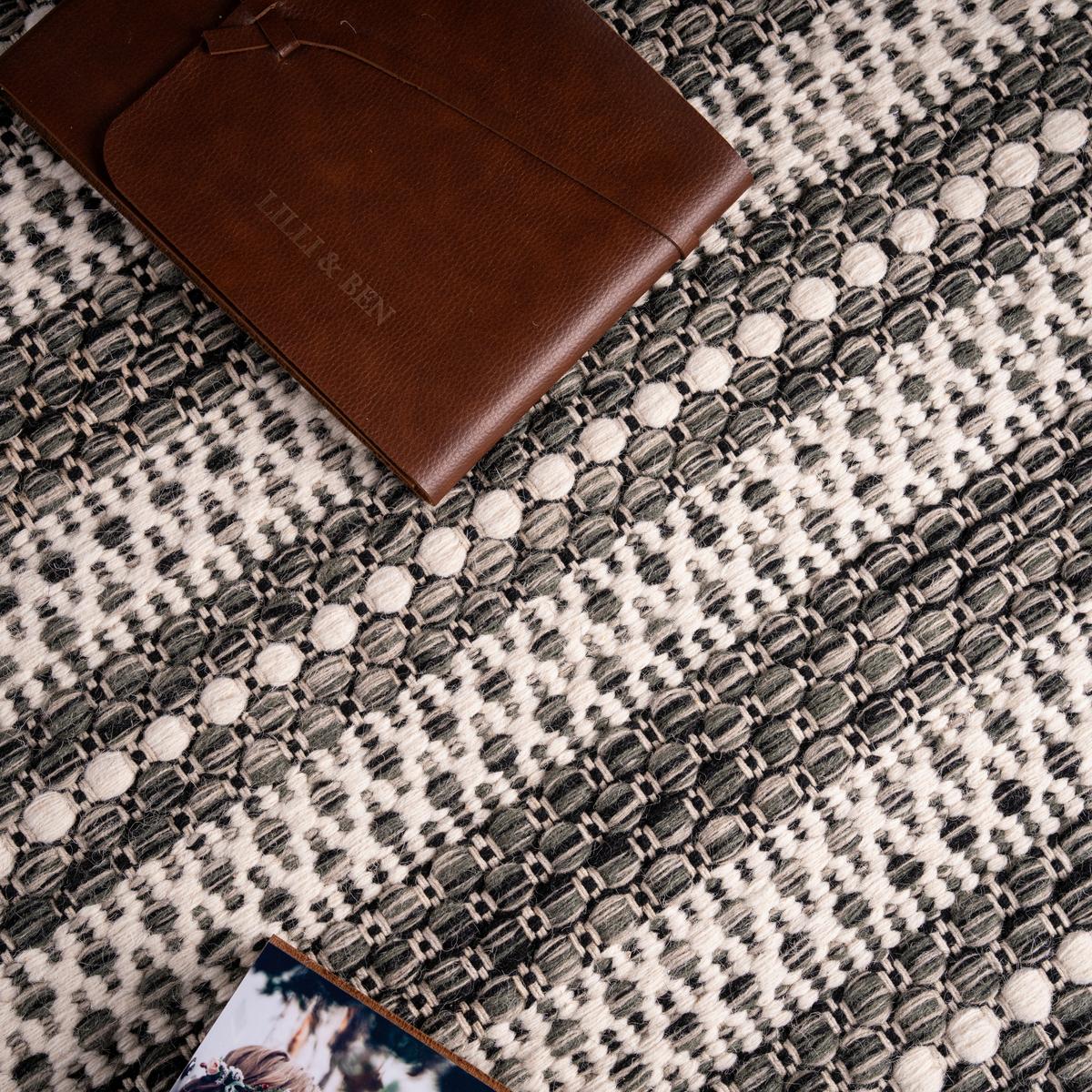 Flachwebeteppich My Jaipur - Dunkelbraun/Beige, KONVENTIONELL, Textil (160/230cm) - Obsession