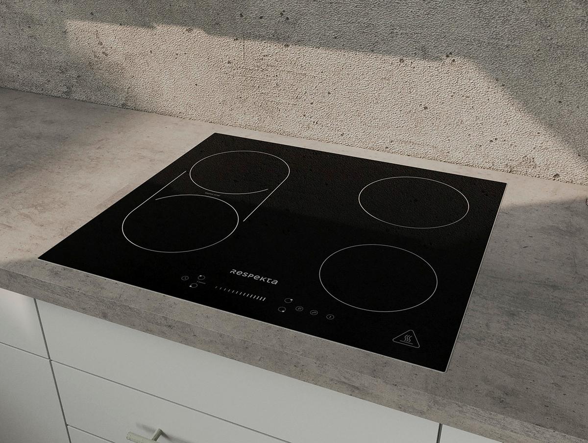 Backofenset Respekta Aset7006600i - Schwarz, Trend, Glas/Metall (59,5/59,5/56,5cm) - Respekta