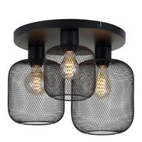 STROPNÍ SVÍTIDLO DRATO - černá/barvy zlata, Moderní, kov (40/23cm) - Mömax