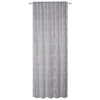 Fertigvorhang Rachel I - Grau, MODERN, Textil (135l) - Luca Bessoni