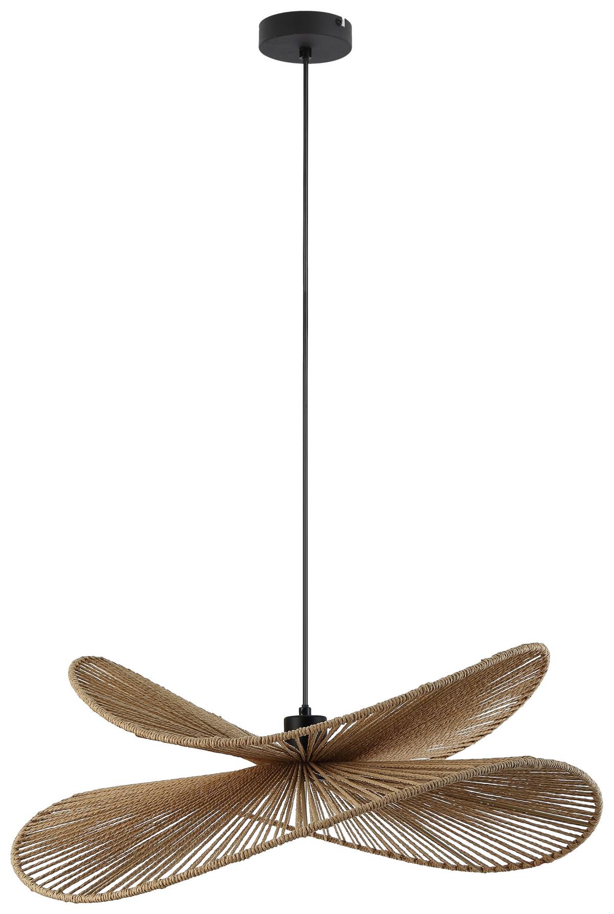 ZÁVESNÉ SVIETIDLO BLI - hnedá/čierna, Modern, kov/papier (60/120cm) - Mömax