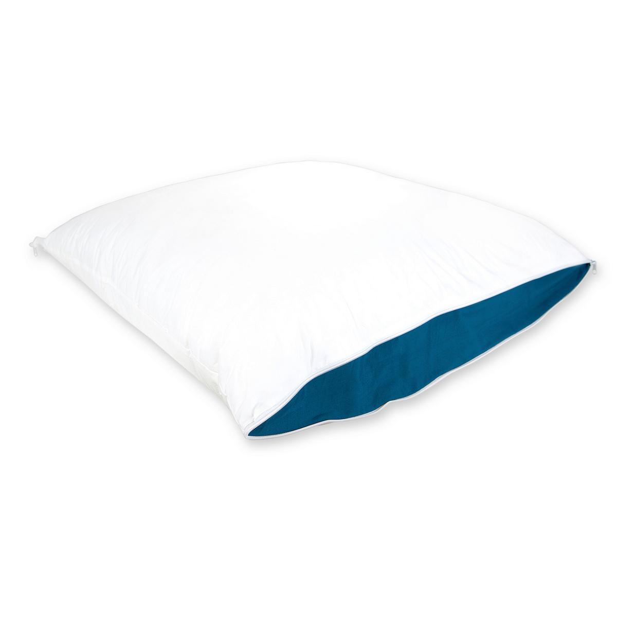 KOPFPOLSTER Eazzzy Weiß 80x80cm - Weiß, Basics, Kunststoff/Textil (80/80cm) - Genius