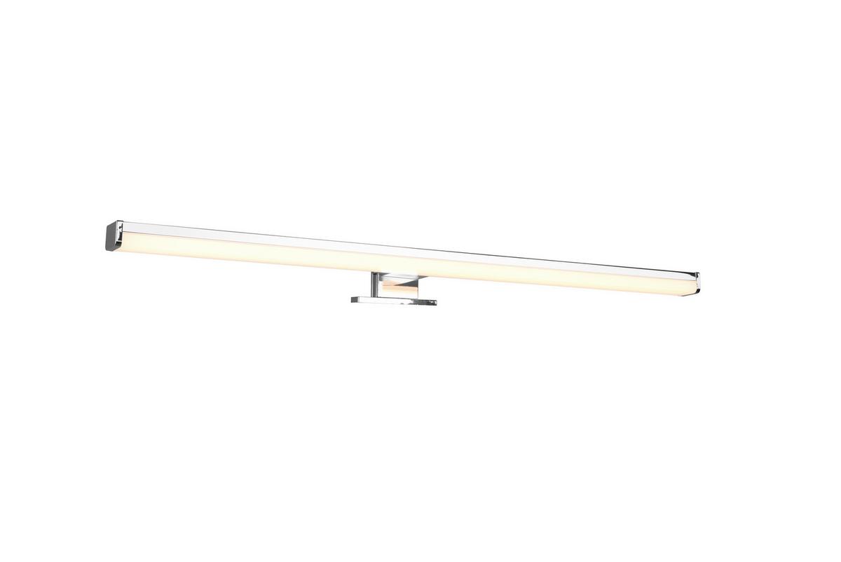 Led-wandleuchte Lino Ip44 1-Flammig Chromfarben - Chromfarben, Basics, Kunststoff (60/6/10,5cm) - Trio Leuchten