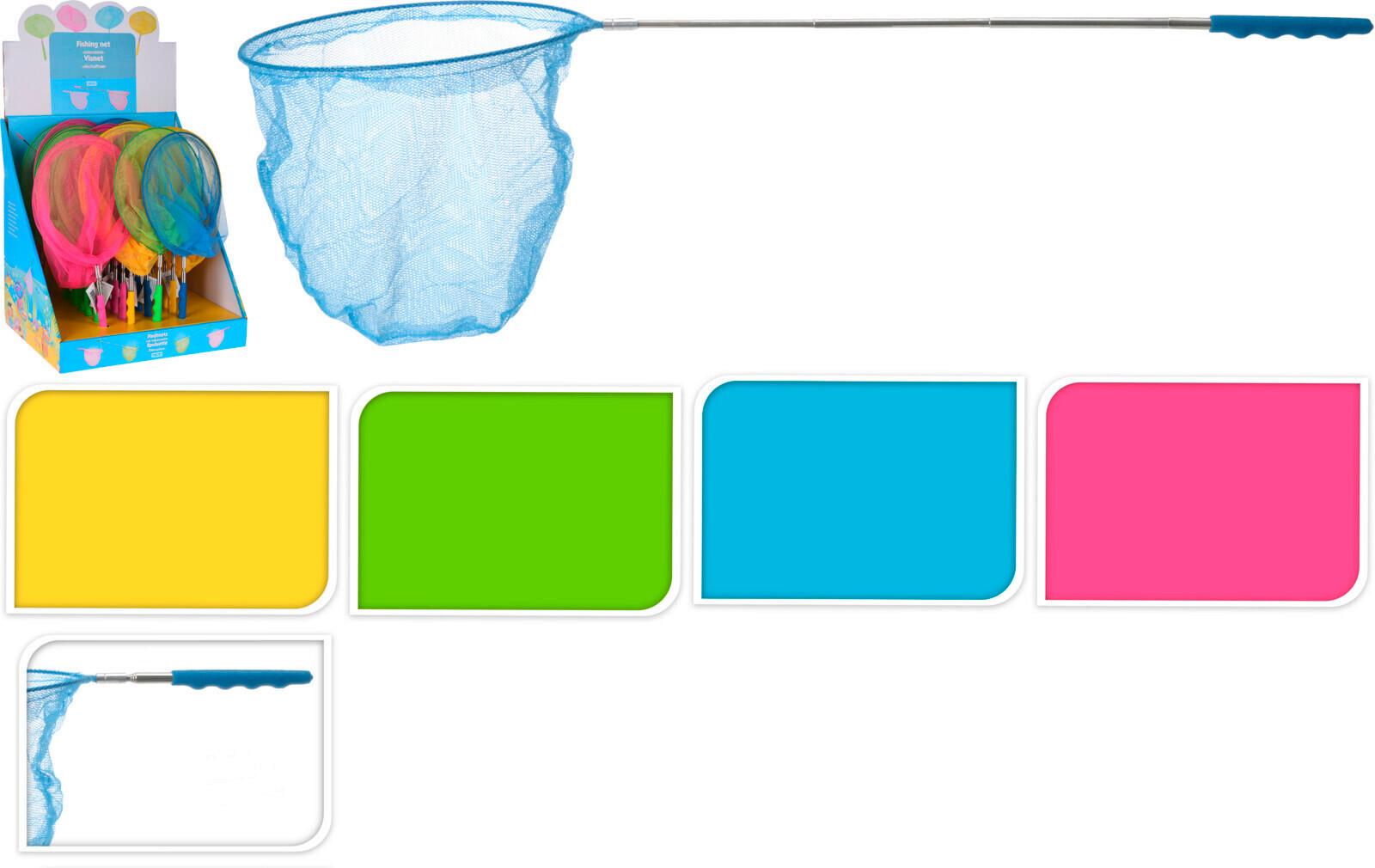 Badespielzeug Fischnetz - Blau/Pink, Basics, Kunststoff (19,5/1,5/66cm)