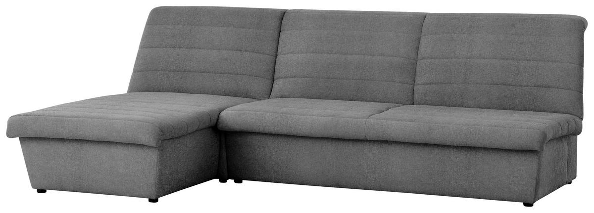 Ecksofa Looks Viii Graubraun - Graubraun/Schwarz, Design, Textil (168/274cm) - LOOKS by W.Joop