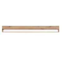 Wandboard Brixen Weiß/Eichefarben B: 198cm - Eichefarben/Weiß, Design, Holzwerkstoff (198/21/20cm) - MID.YOU