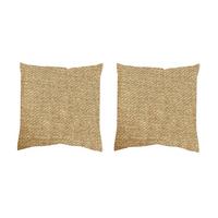 Kissenhüllen-set Fjella - Gelb, Basics, Textil (40/40cm)