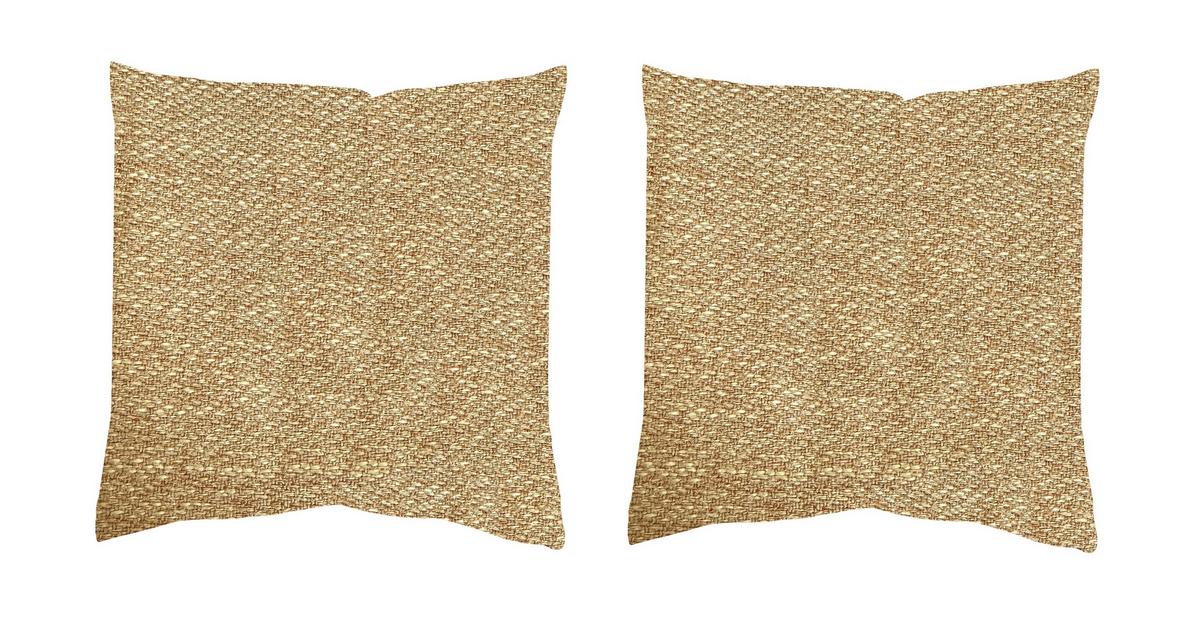 Kissenhüllen-set Fjella - Gelb, Basics, Textil (40/40cm)