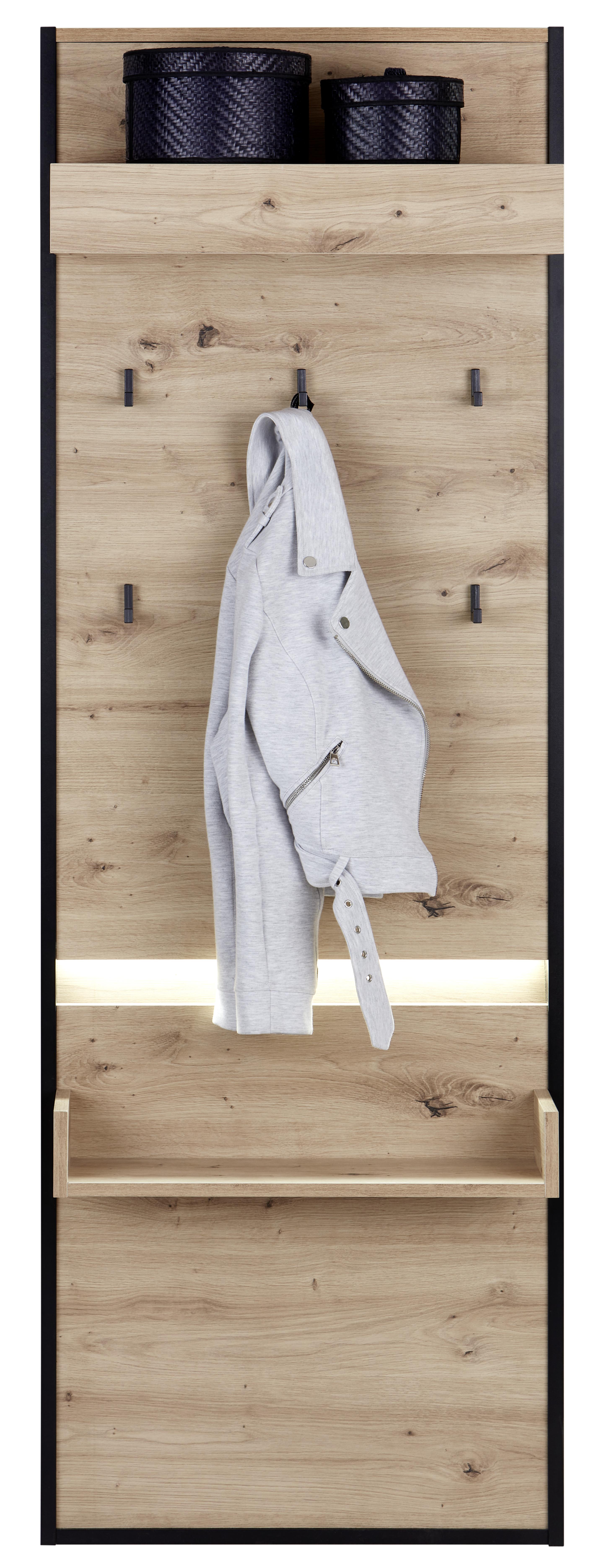 Előszobapanel Welcome - modern, Faalapú anyag (60,4/180/30cm)