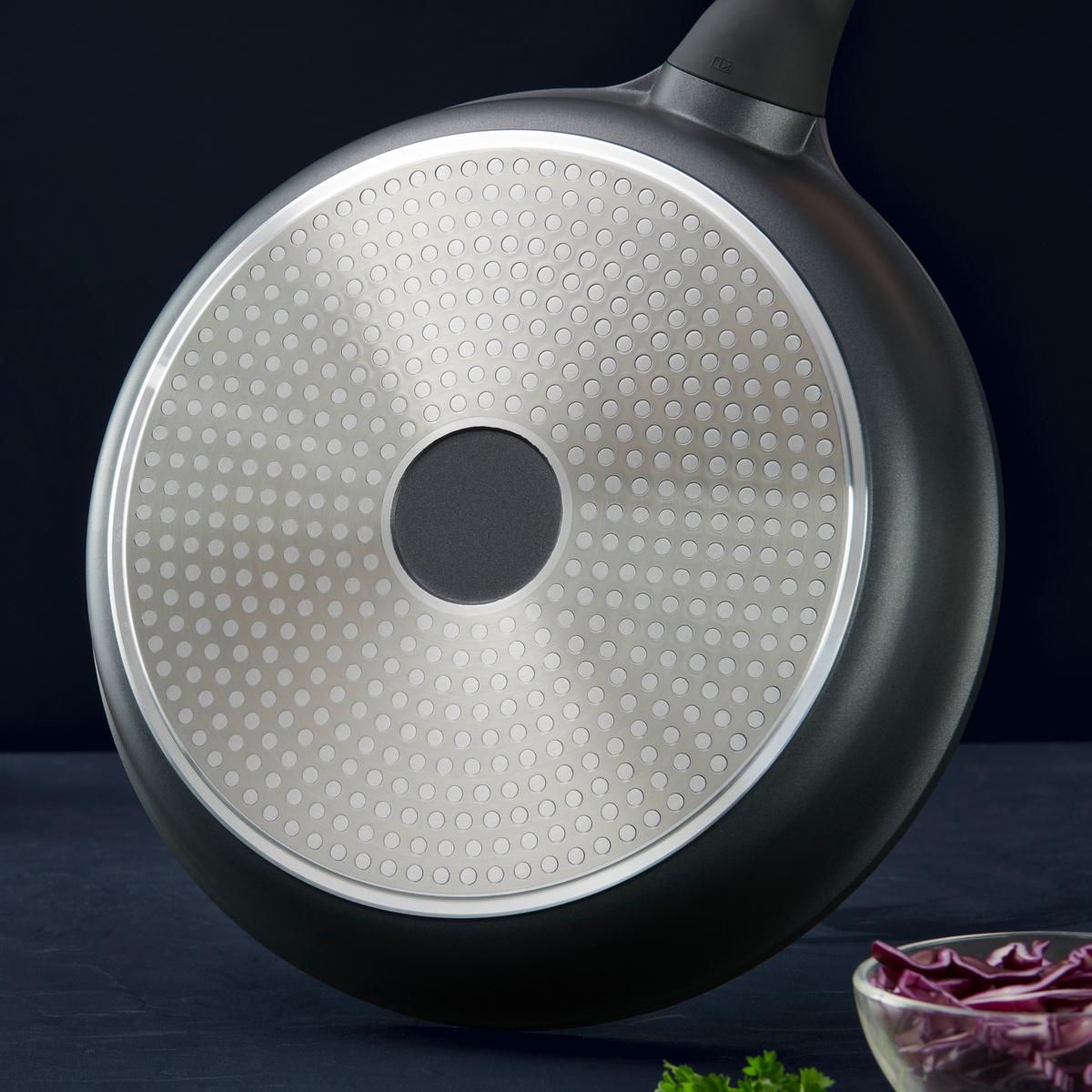 Panvica Black Line, Ø: 28cm - čierna, Konventionell, kov/plast (28/5,5cm) - Gourmesto