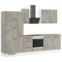 Küchenleerblock Ip1200 - Weiß/Grau, Design, Holzwerkstoff (310cm) - Impuls