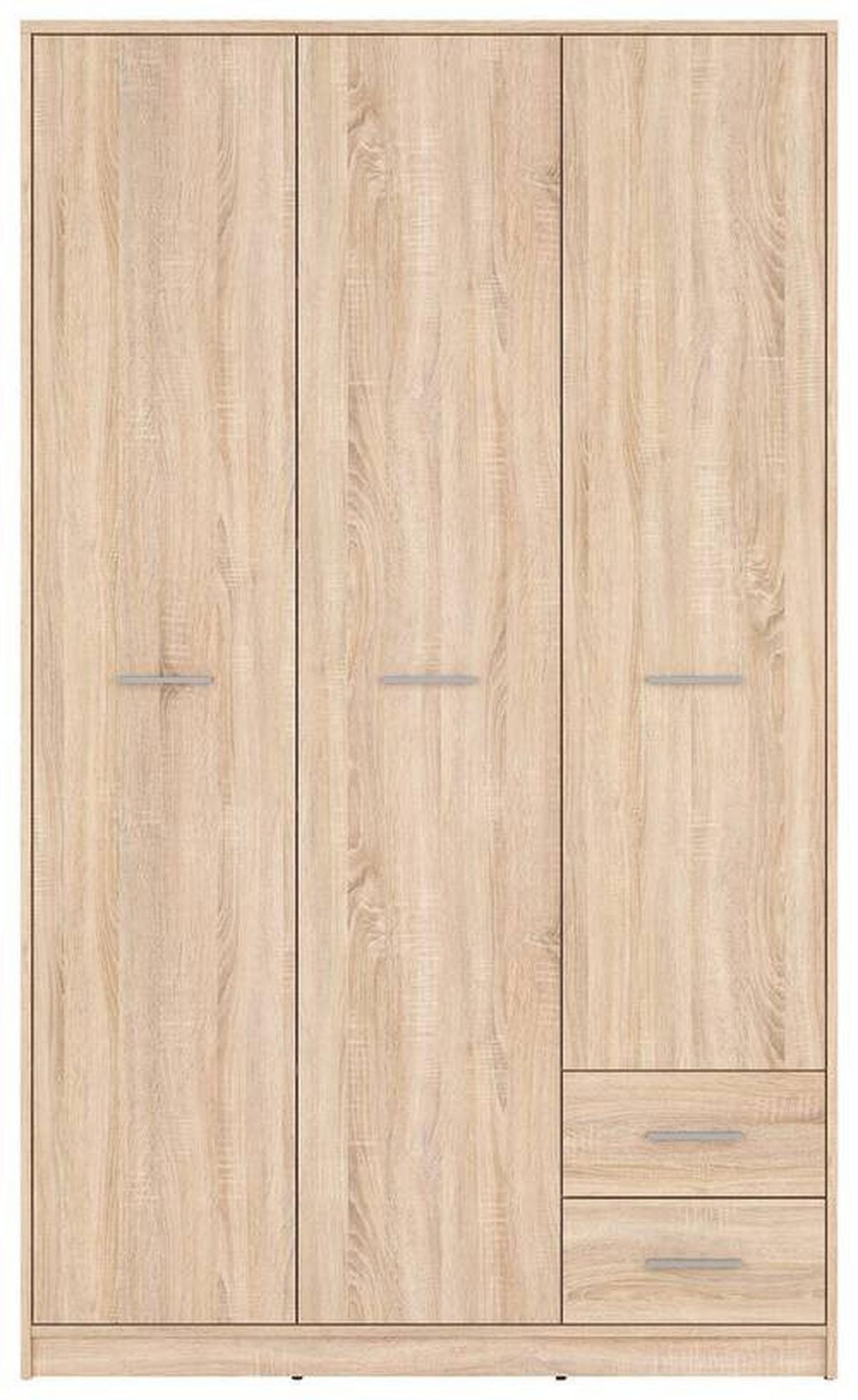 Drehtürenschrank Nepo Plus - Sonoma Eiche, MODERN, Holzwerkstoff (118,5/197/54,5cm) - MID.YOU