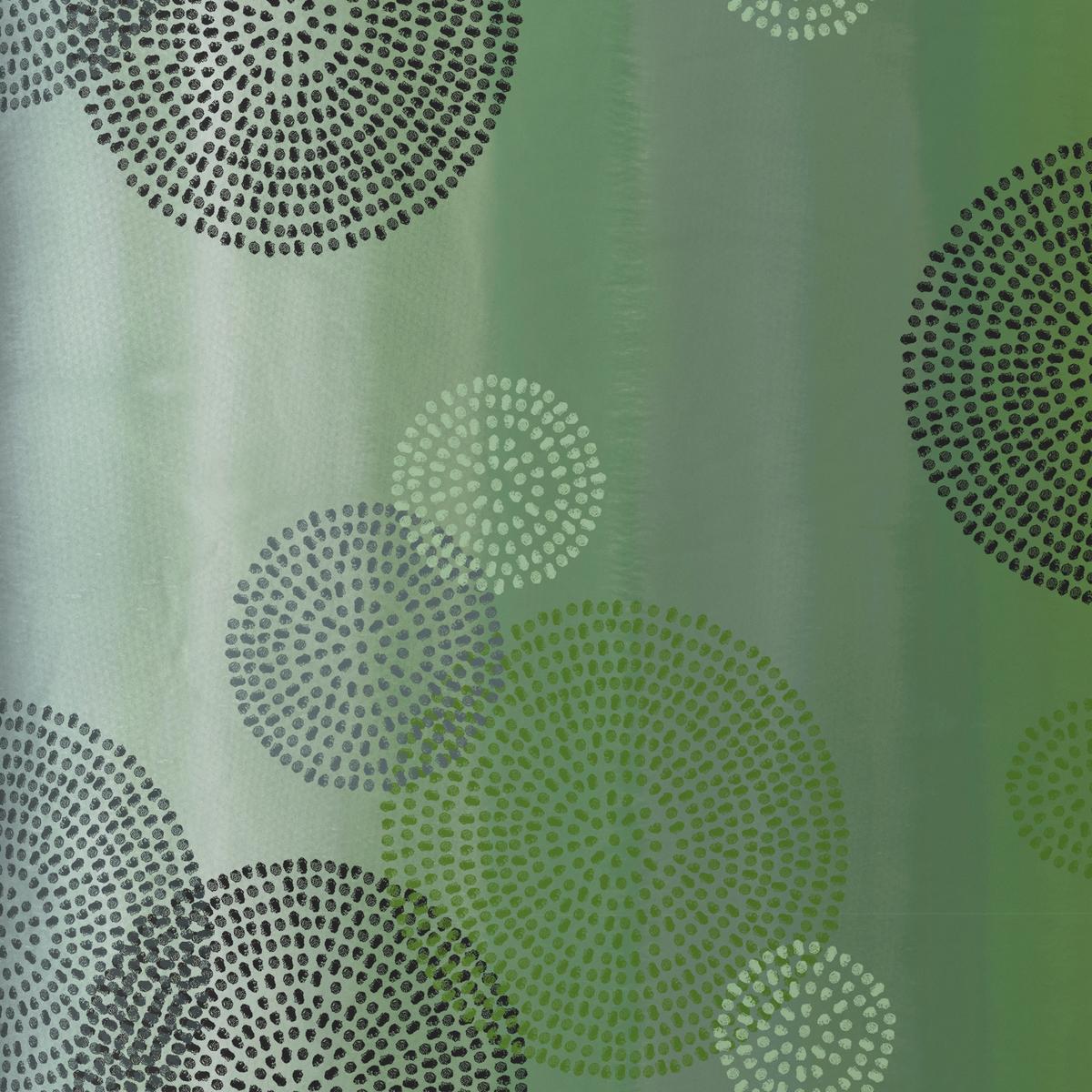 Bettwäsche 140x200 cm Rebecca Baumwolle Grün Kreise - Grün, ROMANTIK / LANDHAUS, Textil - James Wood