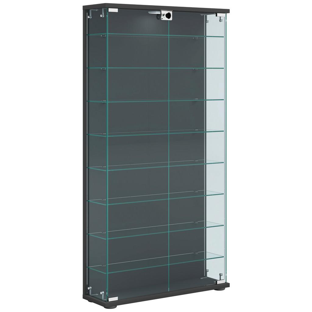 VITRINE Stelas Anthrazit B: 59 cm