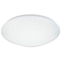 LED-Deckenleuchte Ø 39 cm mit Fernbedienung - Opal/Weiß, Basics, Kunststoff/Metall (39/11cm) - Globo