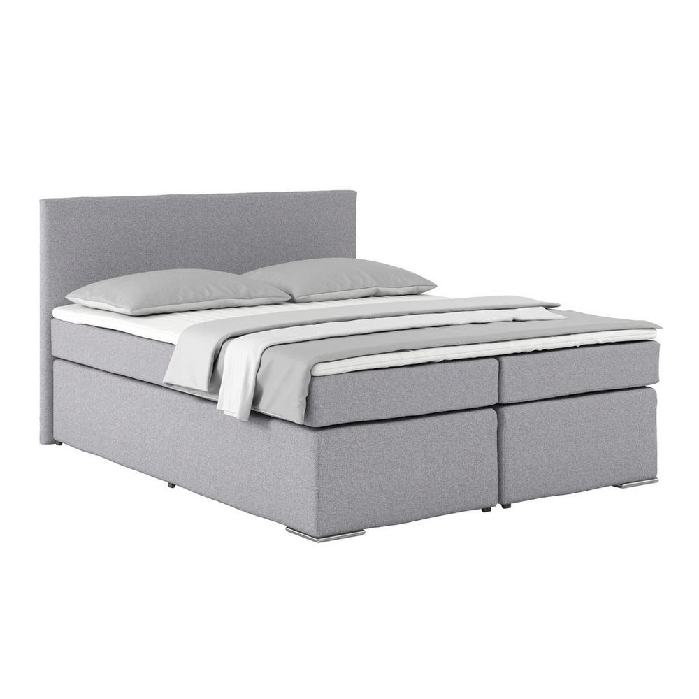Posteľ Boxspring NERO PL: 160/200 cm, sivá