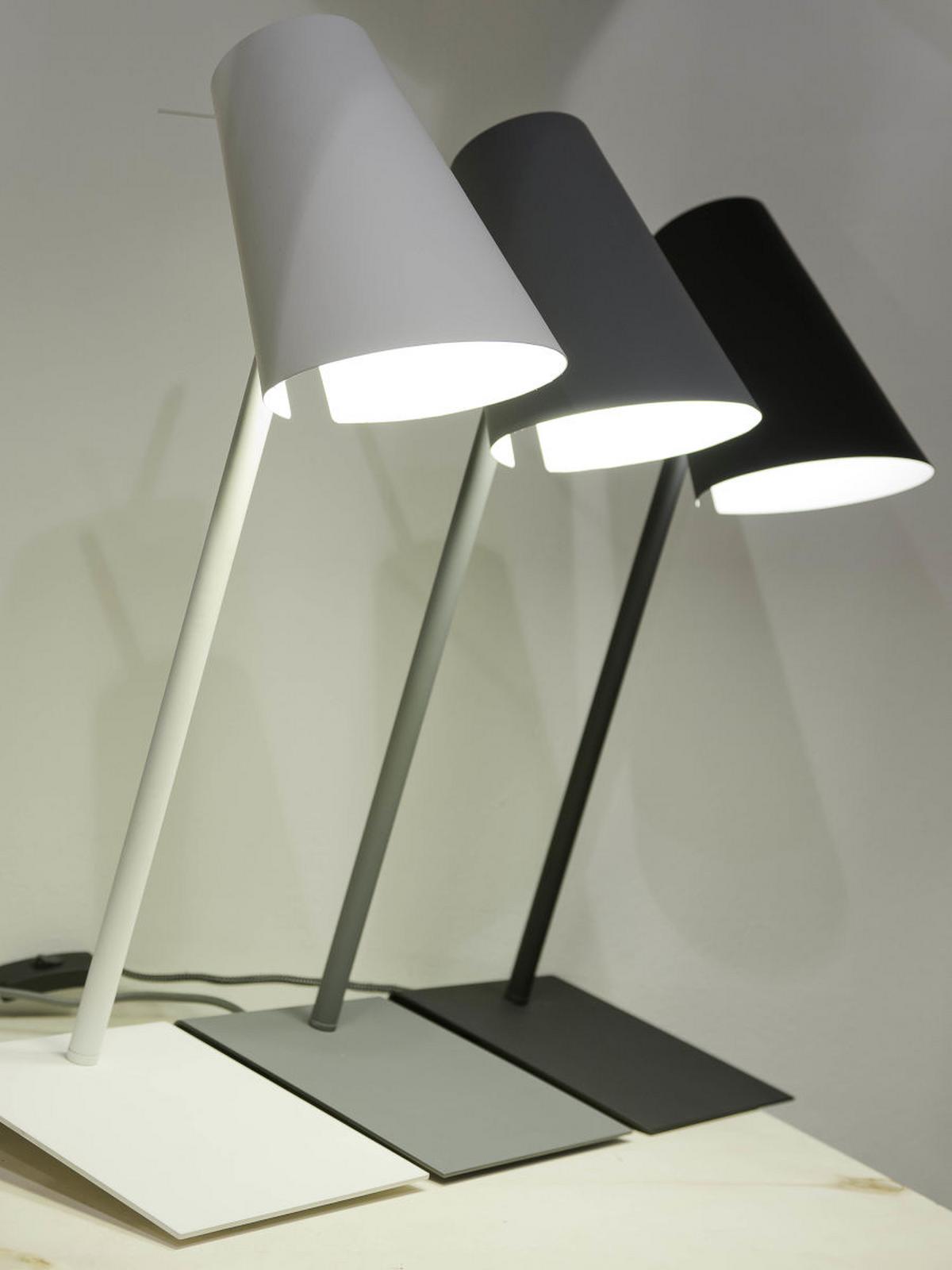 Tischlampe Cardiff Grau mit Schalter - Basics (20/54cm) - It's about Romi