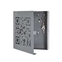 Schlüsselkasten Mit 10 Haken Schwarz Bxh: 22x24 Cm - Schwarz, Basics, Metall (22/24/5cm)