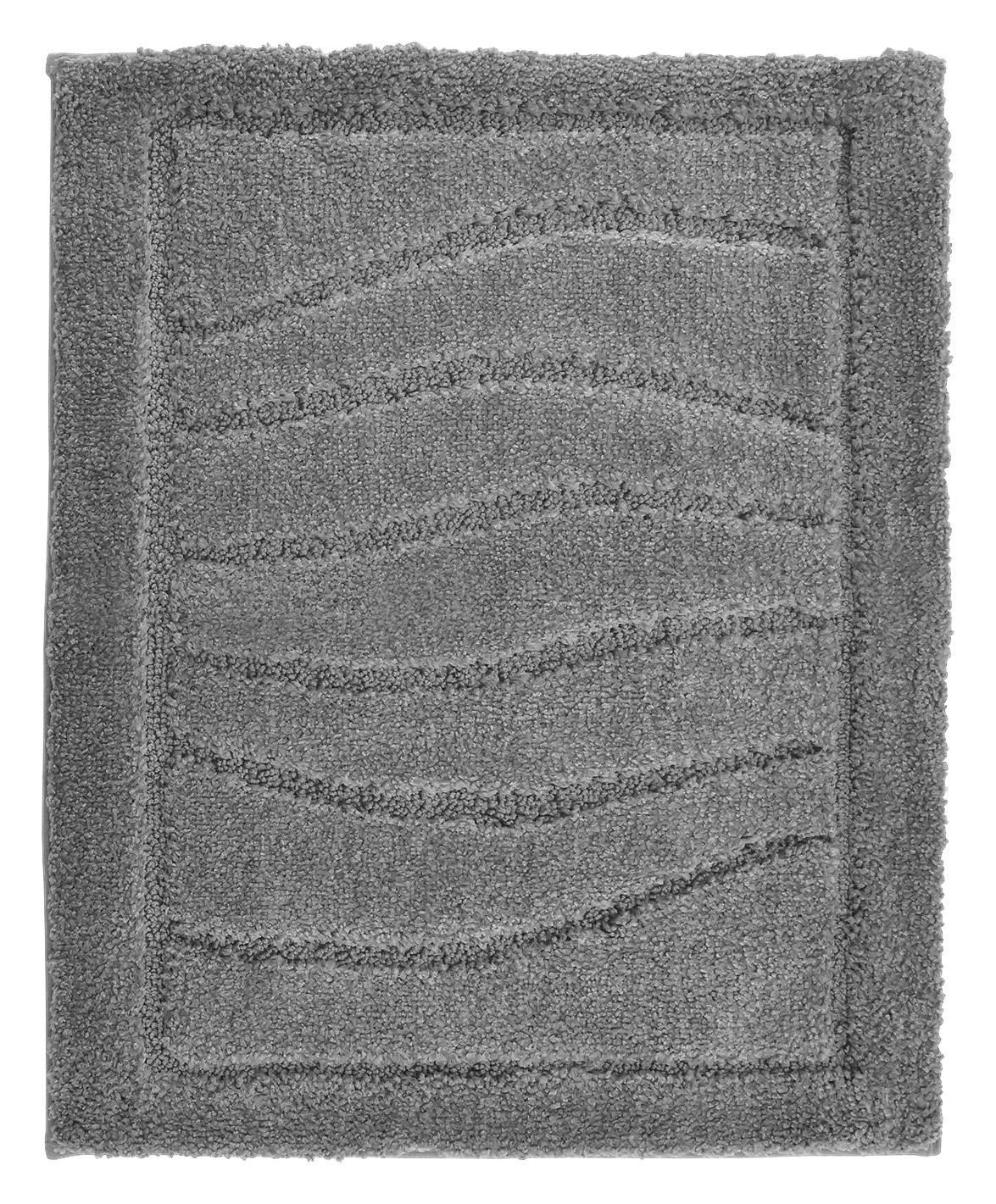 Wc-vorleger Lasse Graphit 50x60 Cm Waschbar - Graphitfarben, ROMANTIK / LANDHAUS, Textil (50/60cm) - James Wood
