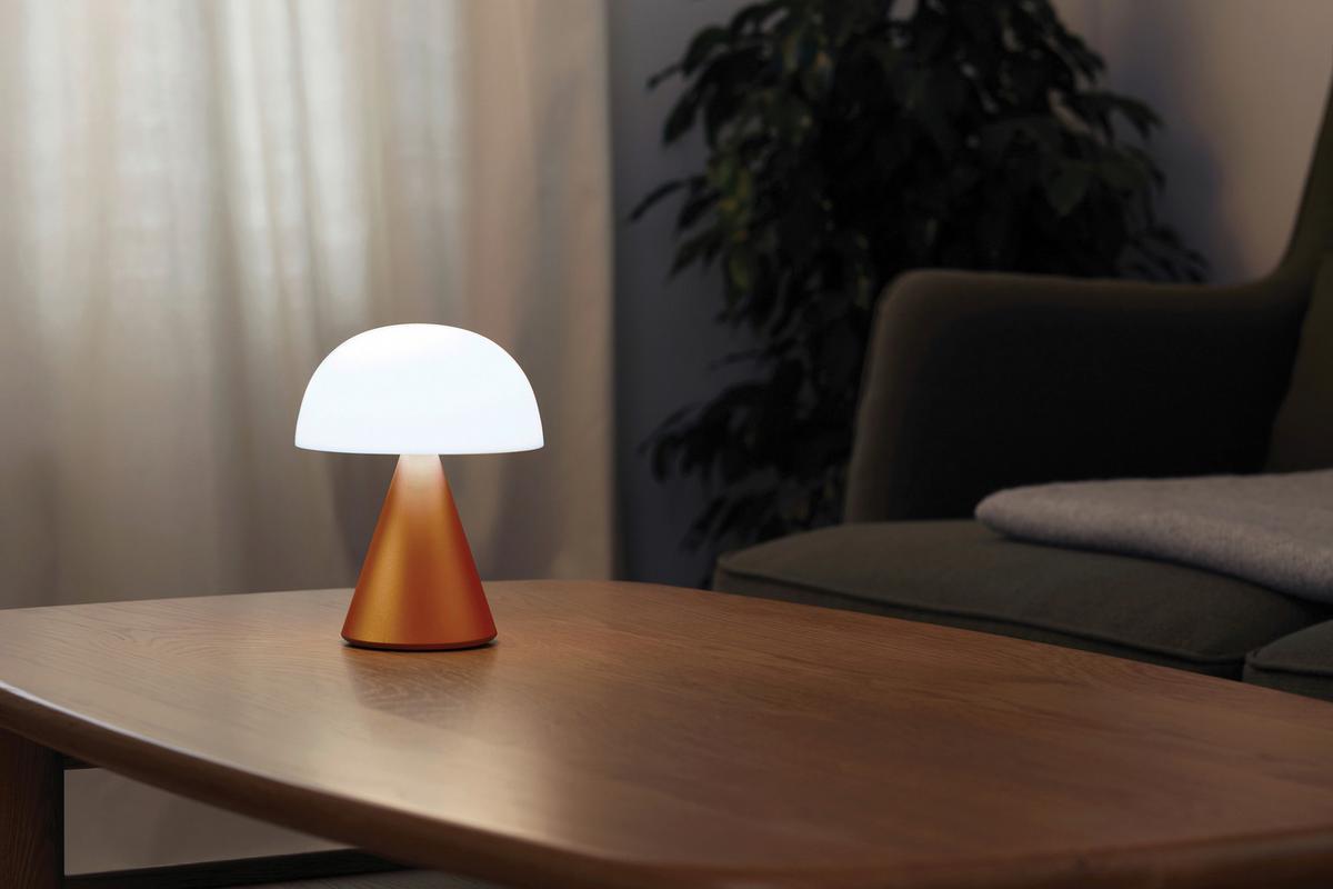 Akku-tischleuchte Lexon Mina L - Orange, Design, Kunststoff/Metall (14/17/14cm)