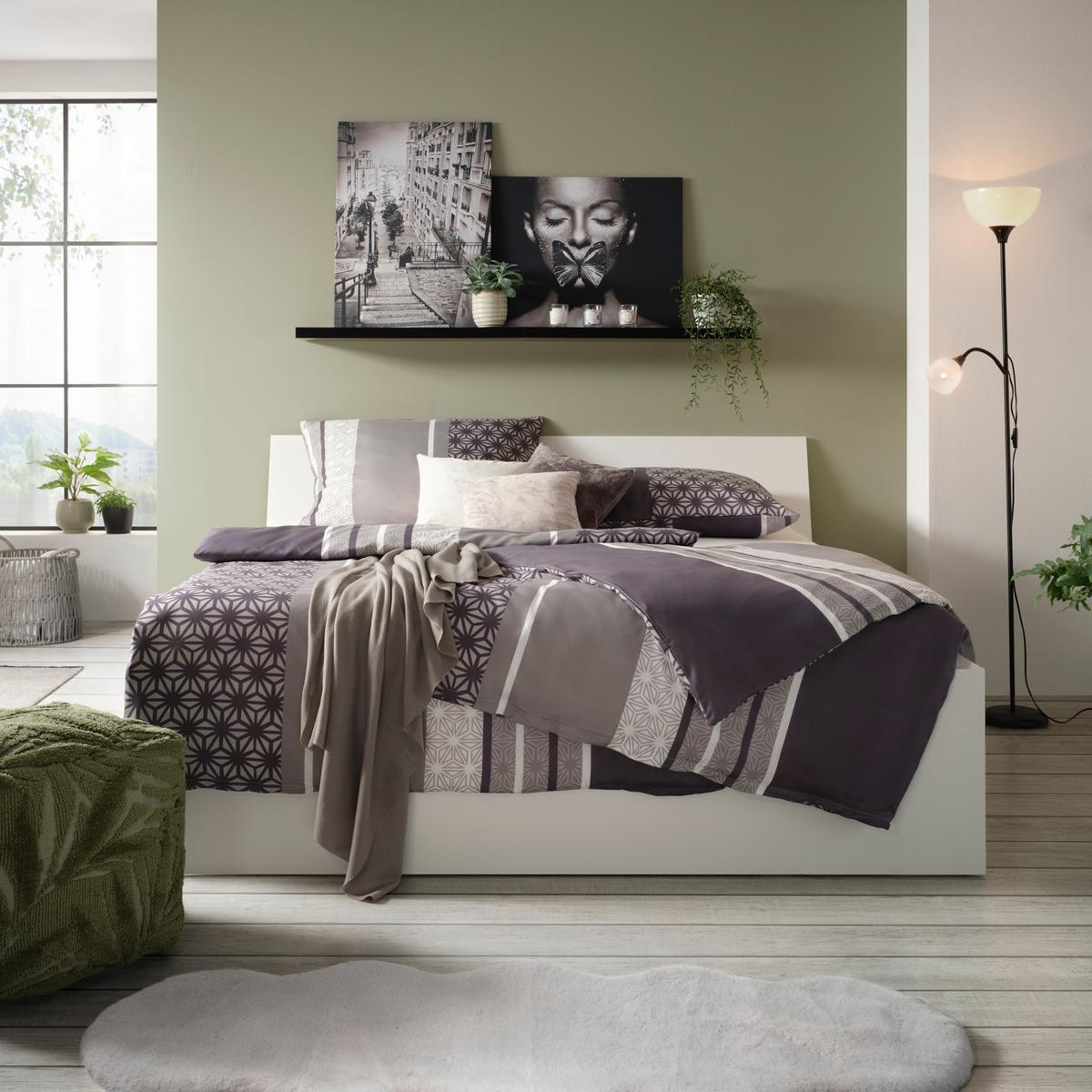 Posteľná bielizeň Sara, 70/90 140/200cm, sivá - sivá, textil (140/200cm) - Based