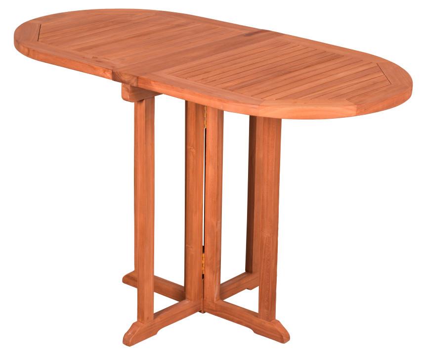 Gartentisch Klappbar Woodie Teakholz L: 120cm