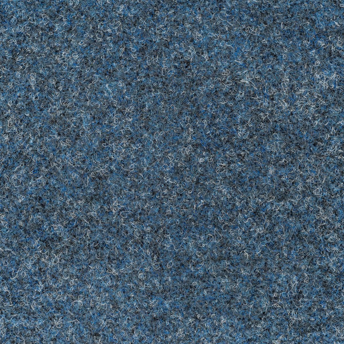 Teppichfliese Dunkelblau Merlin 50x50cm Florhöhe 5,5mm - Dunkelblau, Basics, Textil (50/50cm)