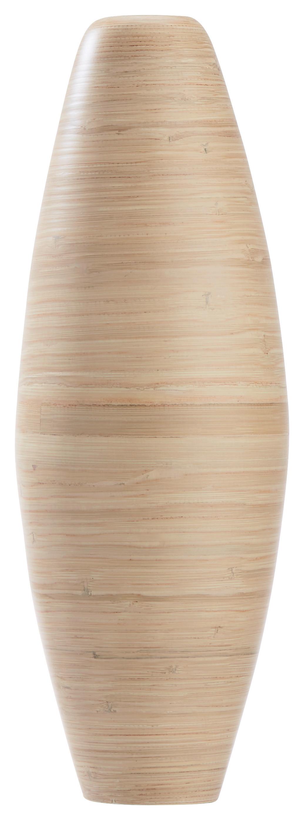 Dekoračná váza Diana, Ø/V: 22/65cm - prírodná farba, Lifestyle, prírodné materiály (22/65cm) - Zandiara
