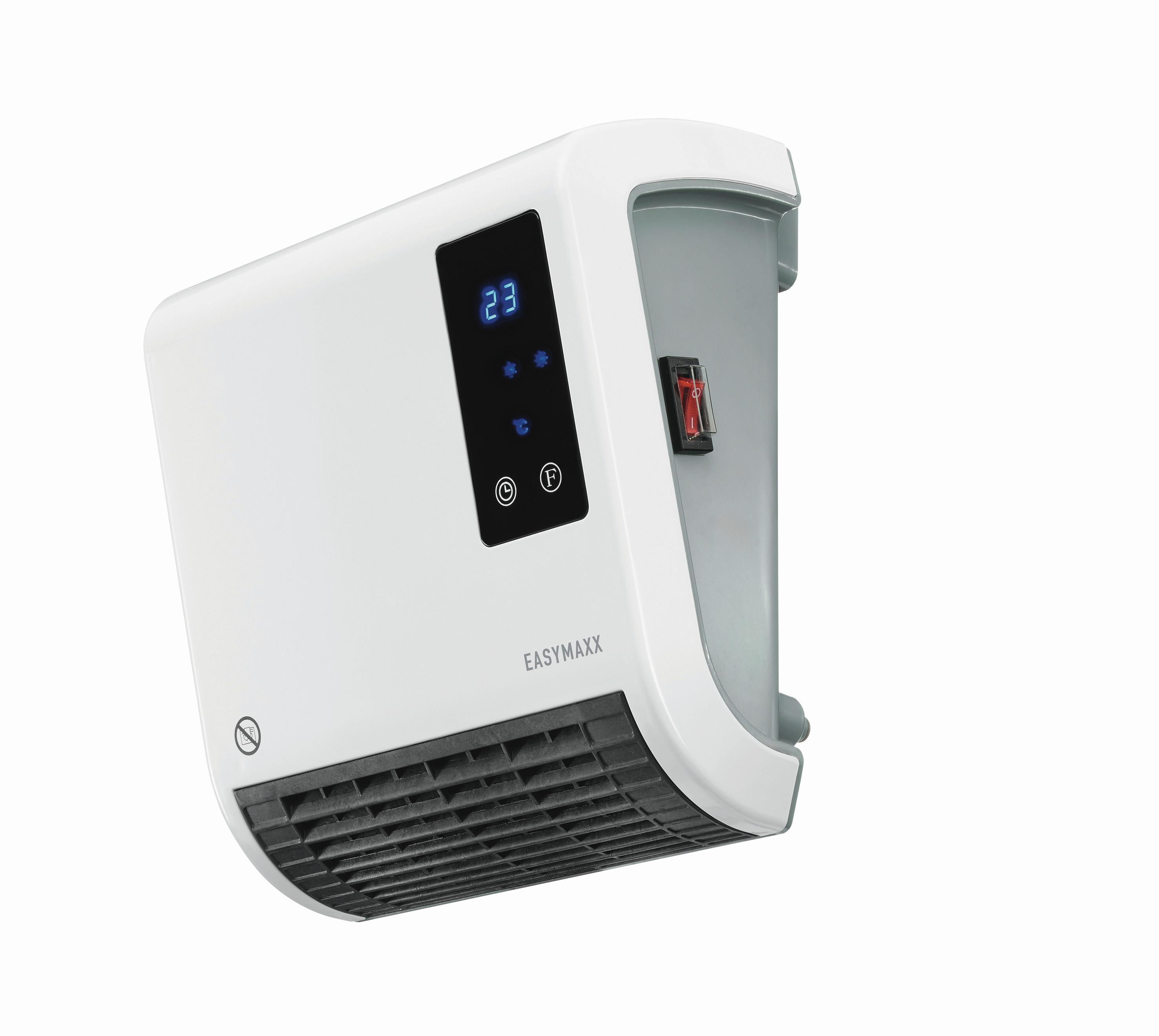 HEIZLÜFTER 2000W, bis 49C - Schwarz/Weiß, Basics, Keramik/Kunststoff (29,5/19/31,6cm) - EASYMAXX