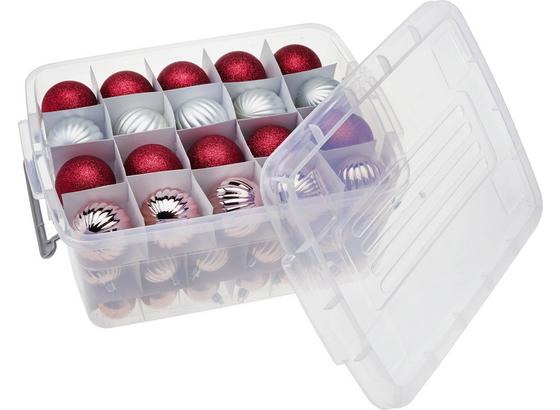 Sada Vianočných Gulí Tom 70 Ks - modrá/sivá, plast (34cm) - Mömax modern living Sada Vianočných Gulí Tom 70 Ks - modrá/sivá, plast (34cm) - Mömax modern living