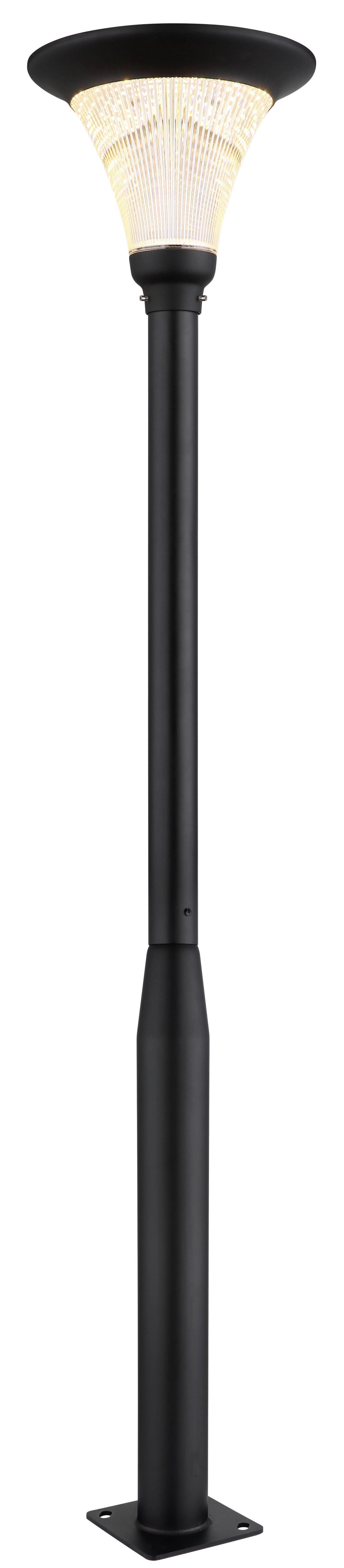 Solarleuchte 3000-6500k - Klar/Schwarz, Design, Glas/Kunststoff (42,5/336cm) - Globo