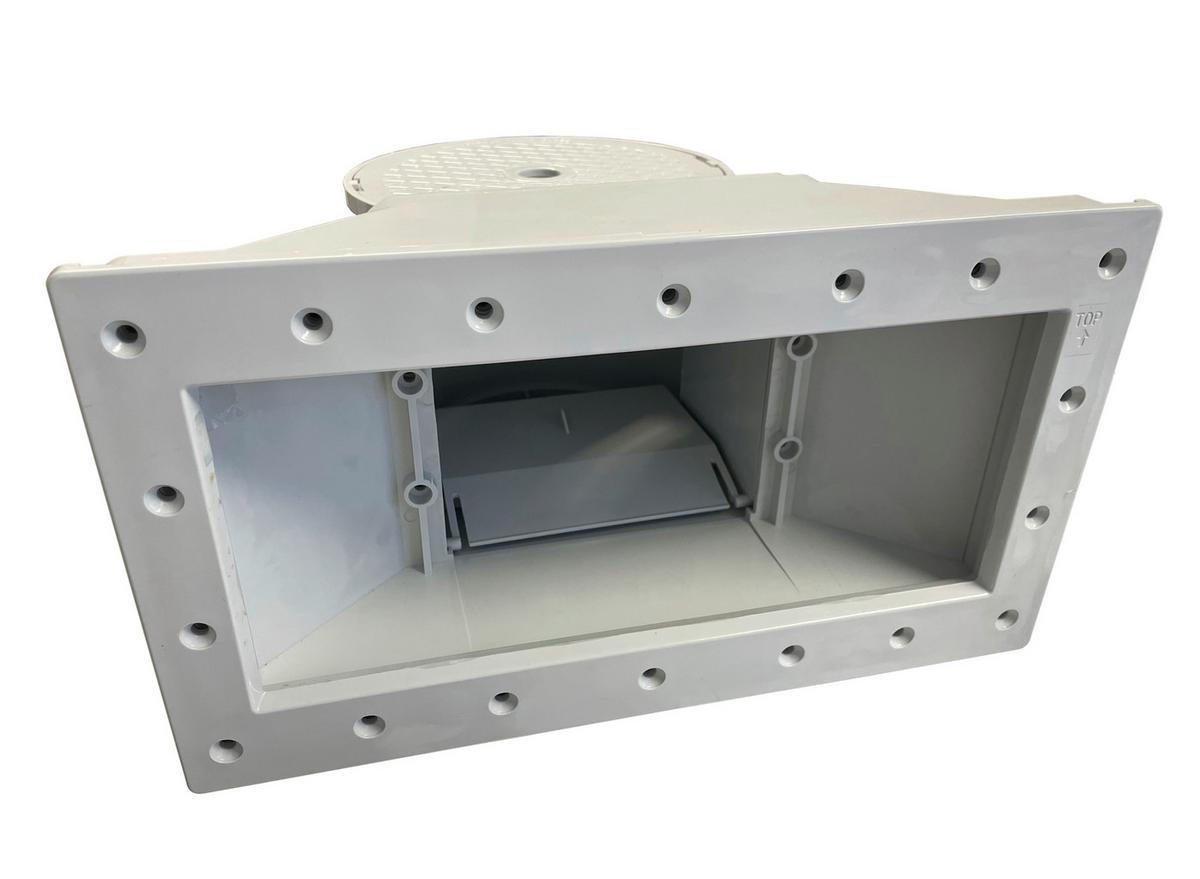 POOL-SET STAHLWANDPOOL WHITE-DESIGN - Weiß/Grau, Basics (610/360/132cm)