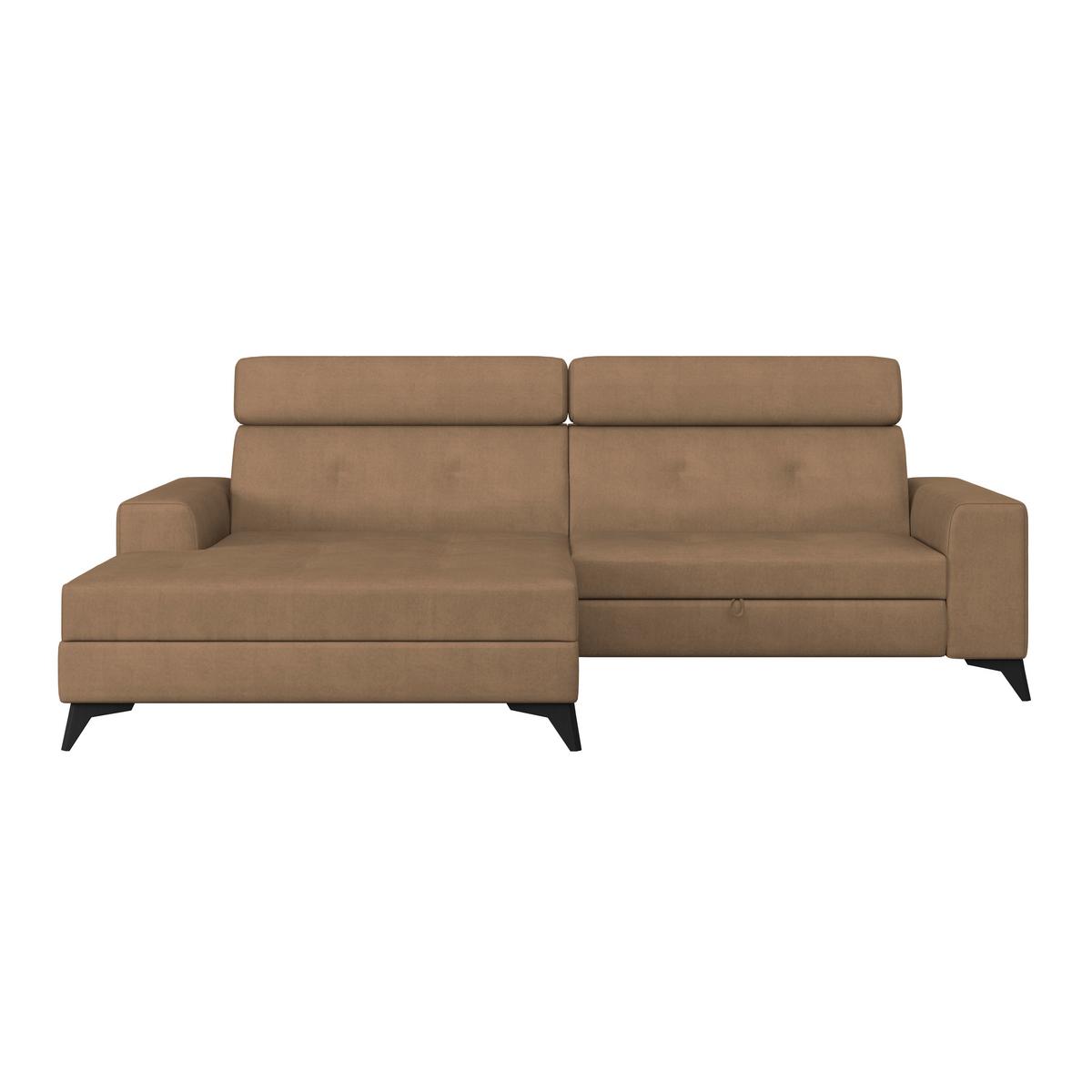 Wohnlandschaft Florida - Beige, MODERN, Holz/Holzwerkstoff (175/275cm)