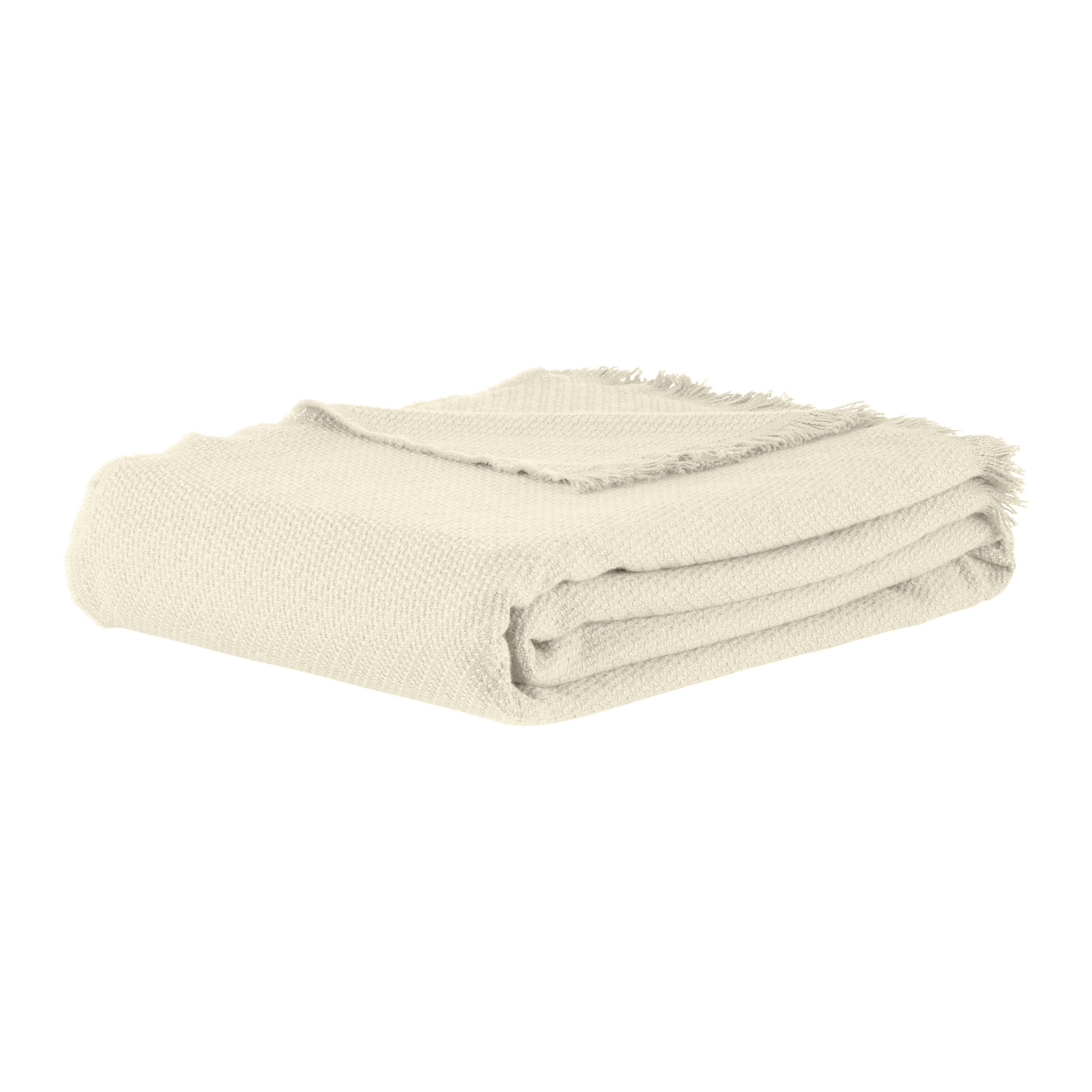 MÄKKÁ DEKA LEO - prírodná farba, Romantik / Landhaus, textil (130/170cm) - Mömax