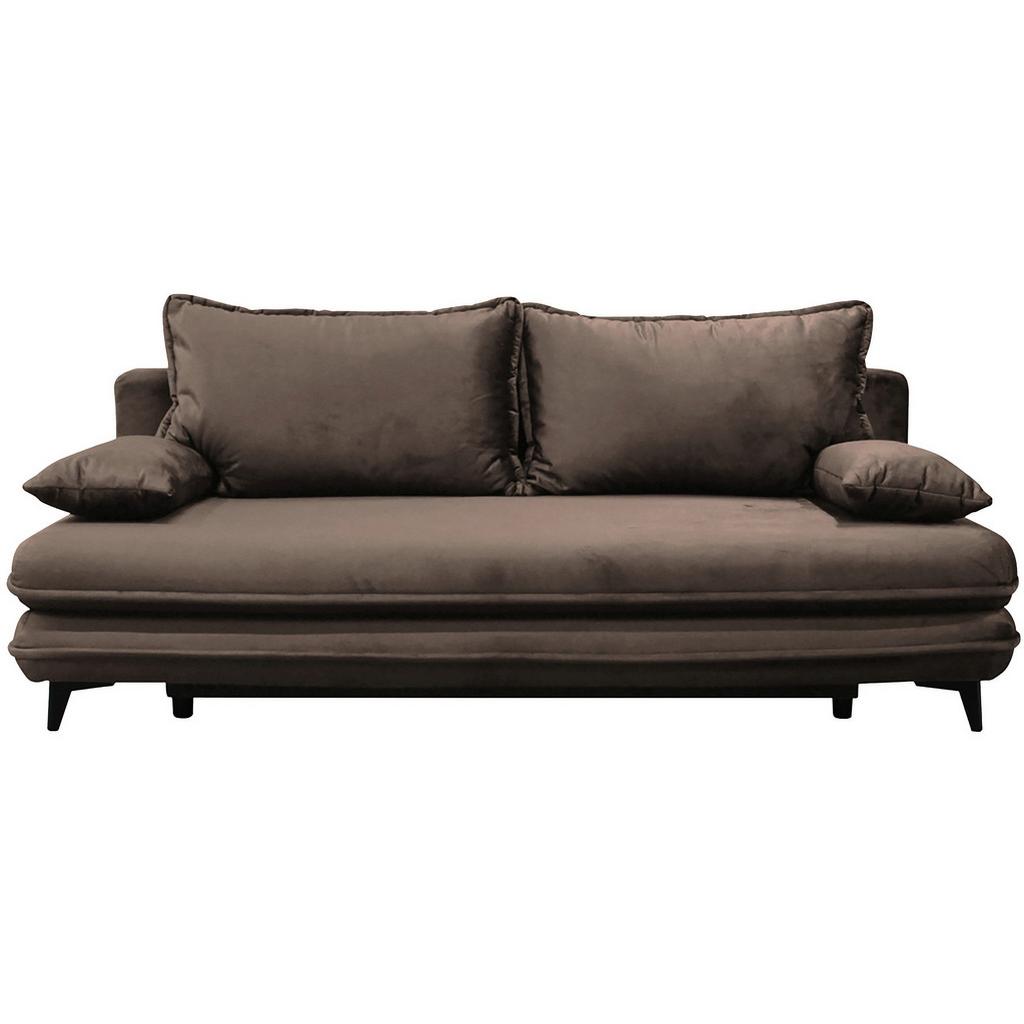 Schlafsofa Look Braun Inkl.bettkasten+schlaffunktion