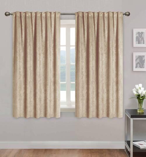 Vorhang mit Schlaufen und Band Bianca 140x175 cm Beige - Beige, ROMANTIK / LANDHAUS, Textil (140/175cm) - James Wood