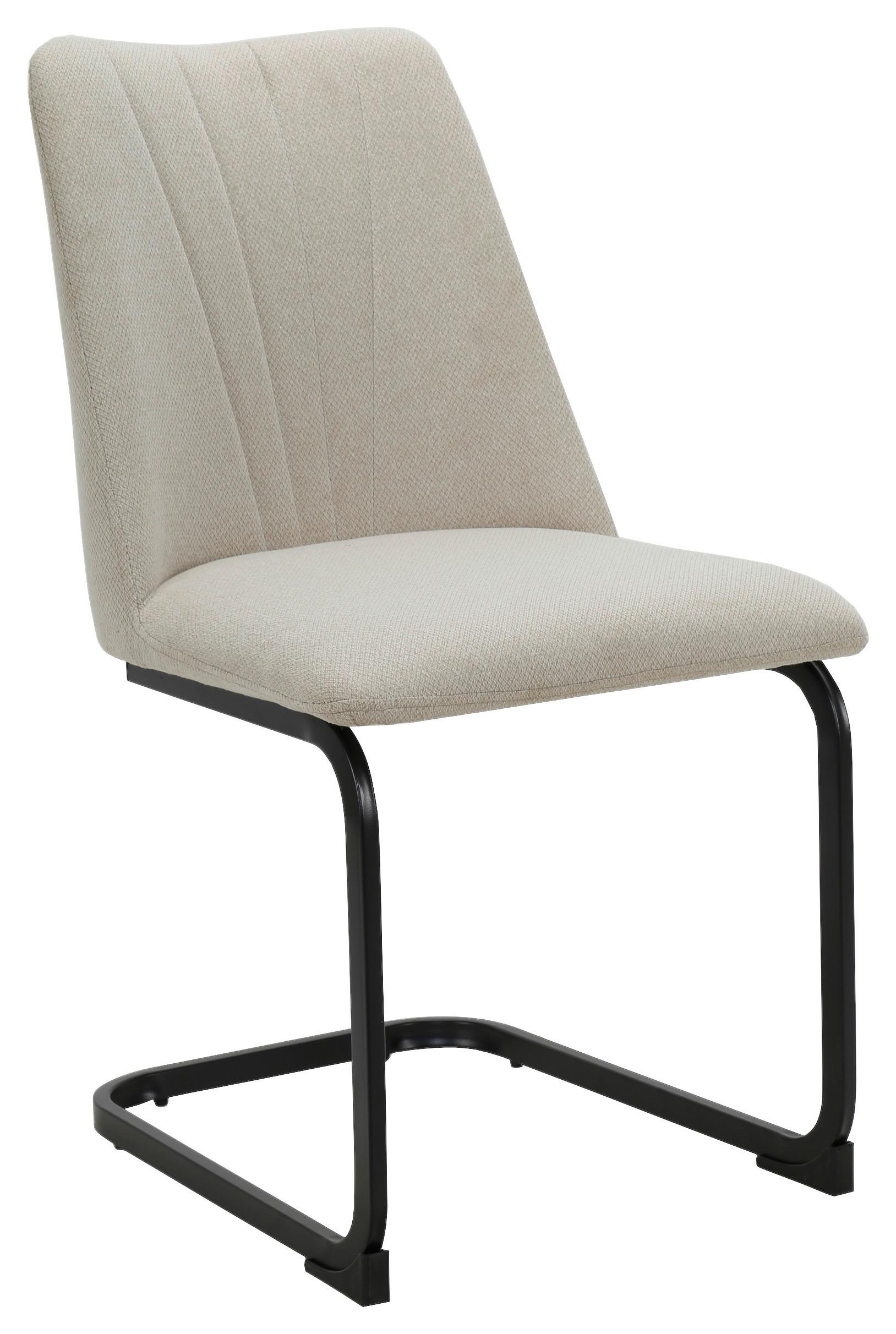 Houpací židle TARA béžová/černá - černá/béžová, Moderní, kov/dřevo (46/85,5/59cm) - Mömax