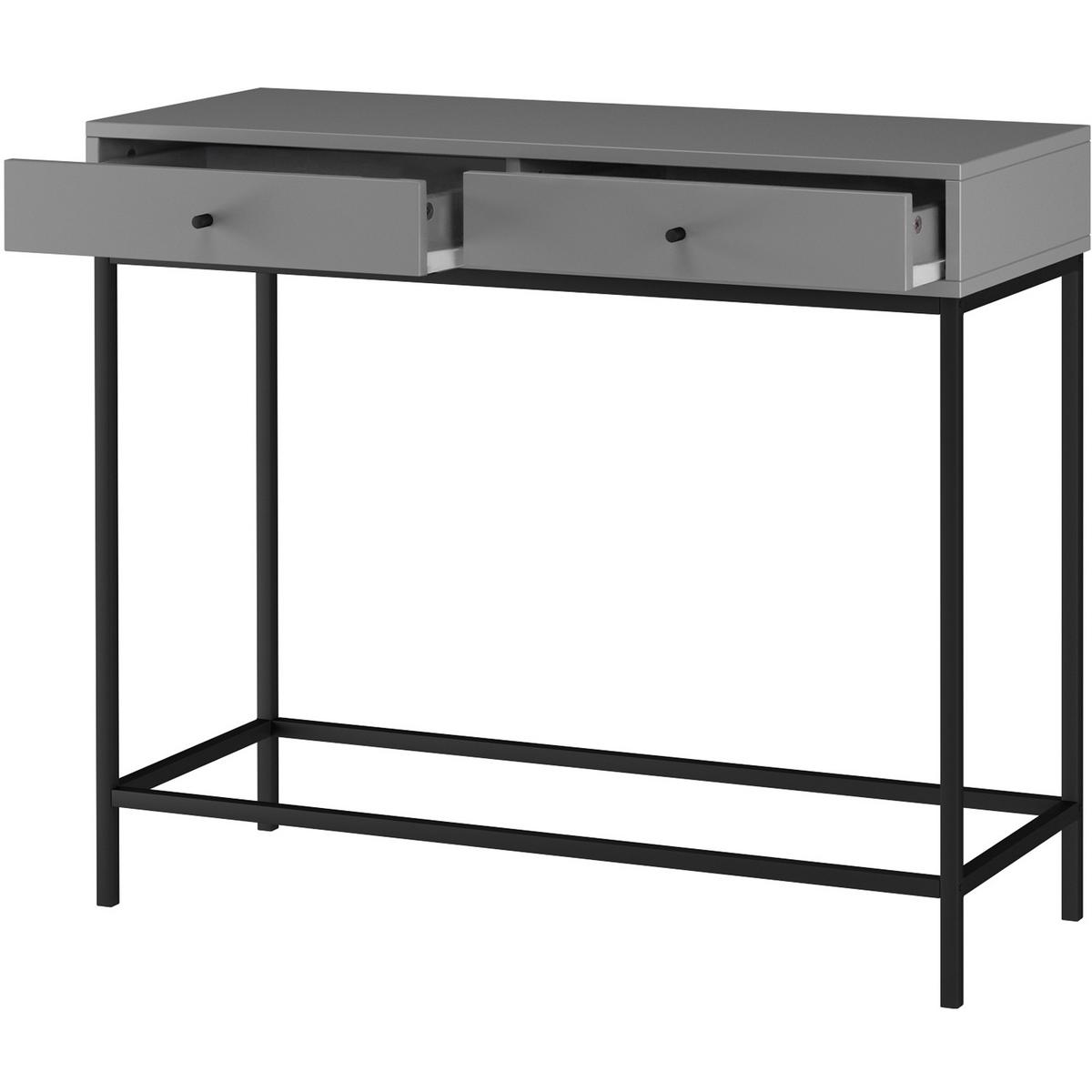 Konsole Celine Grau 90 Cm - Grau, Design, Holzwerkstoff (90/35/76cm) - MID.YOU