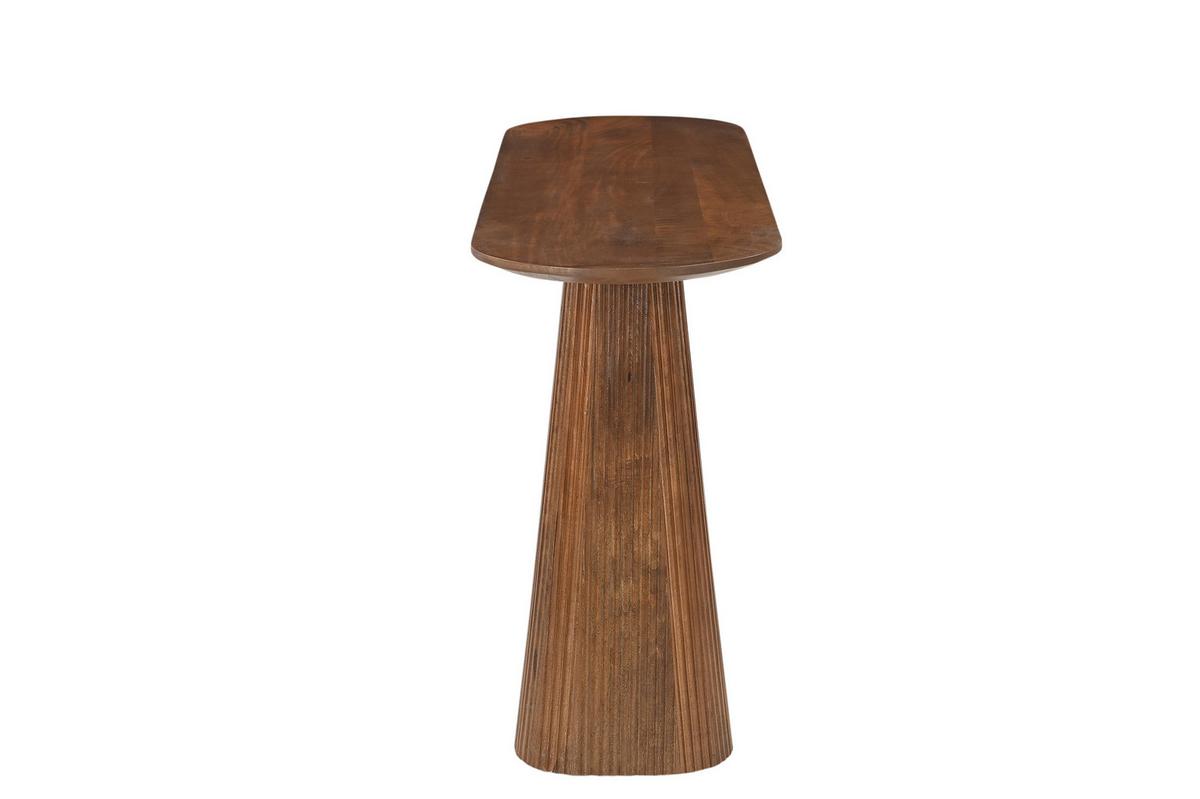 KONSOLENTISCH Naturfarben L: 140cm - Naturfarben, Design, Holz (140/40/76cm) - MID.YOU