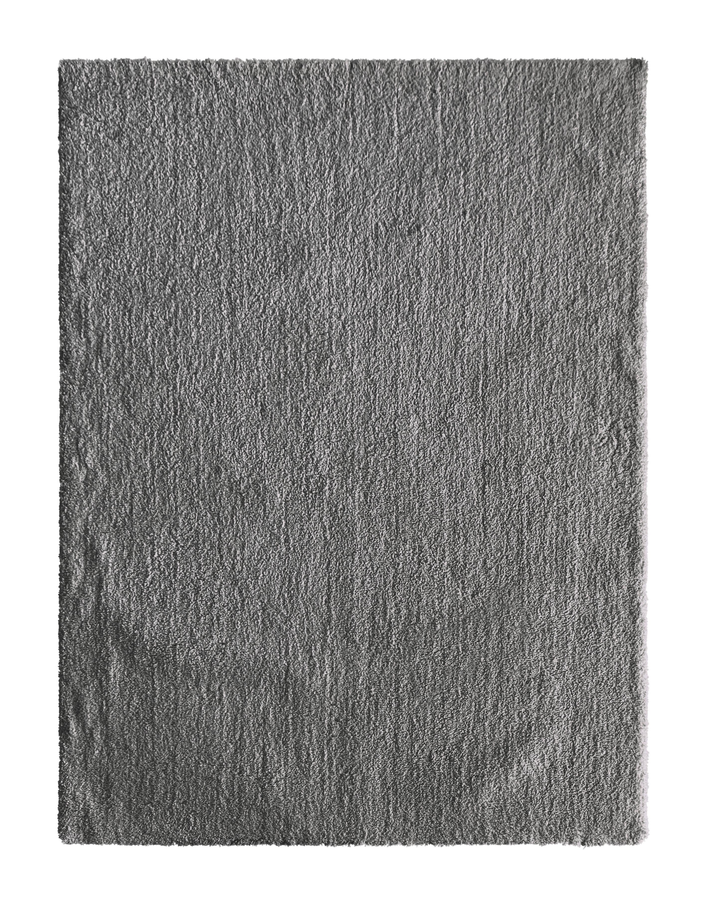 Hochflorteppich Grau Kira 3 120x160 Cm - Grau, MODERN, Textil (120/160cm) - Luca Bessoni