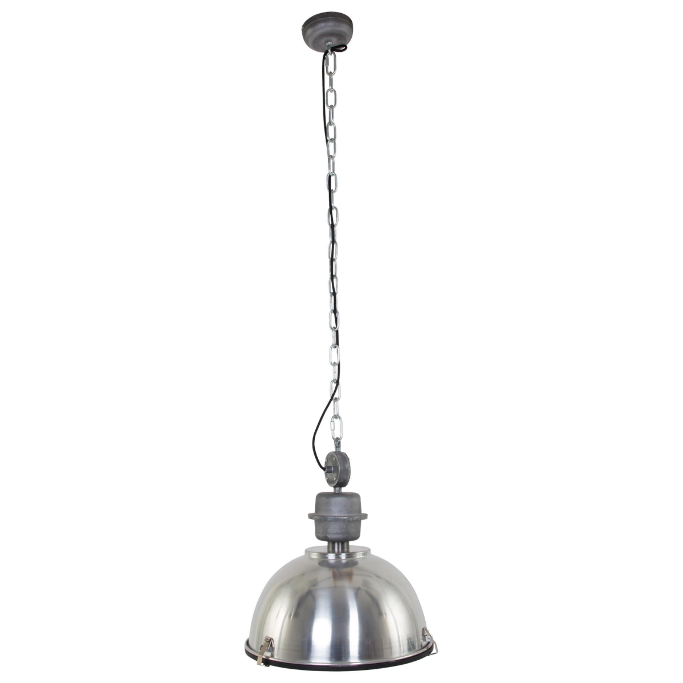 Pendelleuchte Bikkel - Silberfarben, Trend, Glas/Metall (42/145/42cm)
