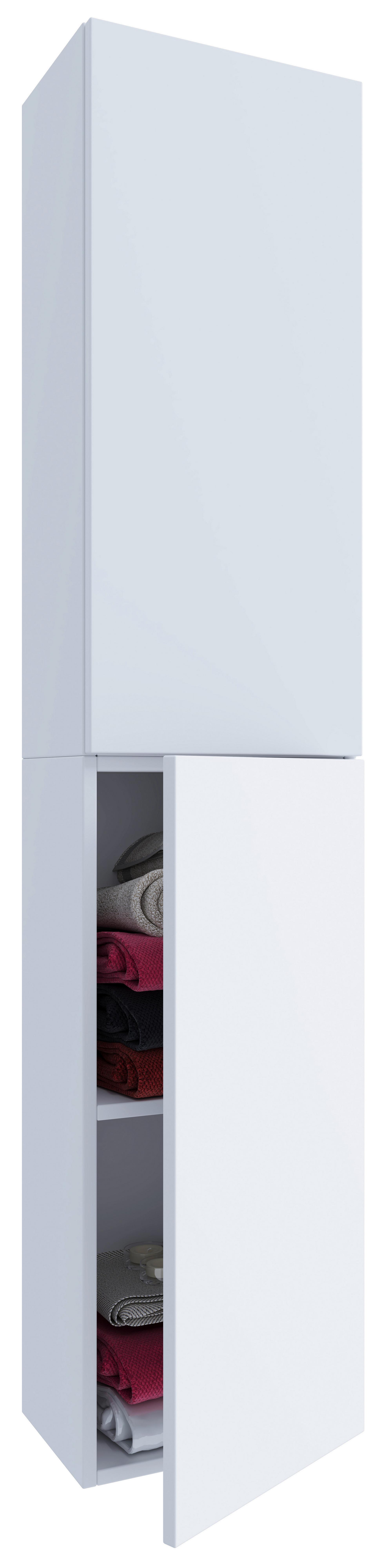 Badezimmer Lendas Weiß B: 94 Cm - Weiß, MODERN, Glas/Keramik (94cm) - MID.YOU