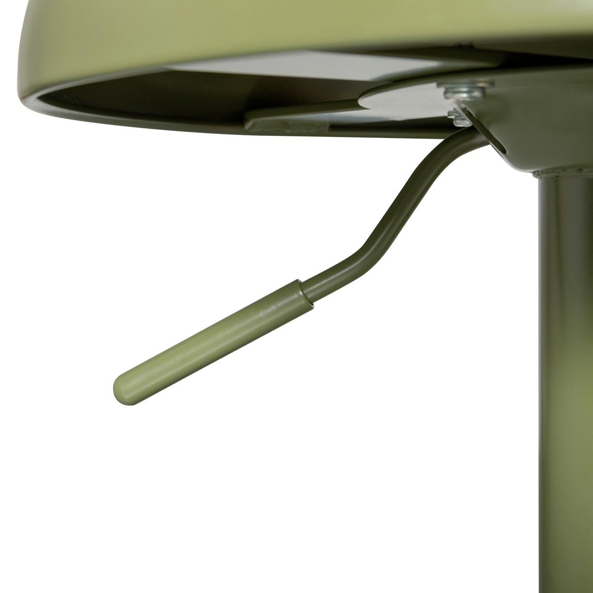 Barhocker Isaac Grün B: 39 cm - Grün, Design, Metall (39/81/39cm) - Livetastic