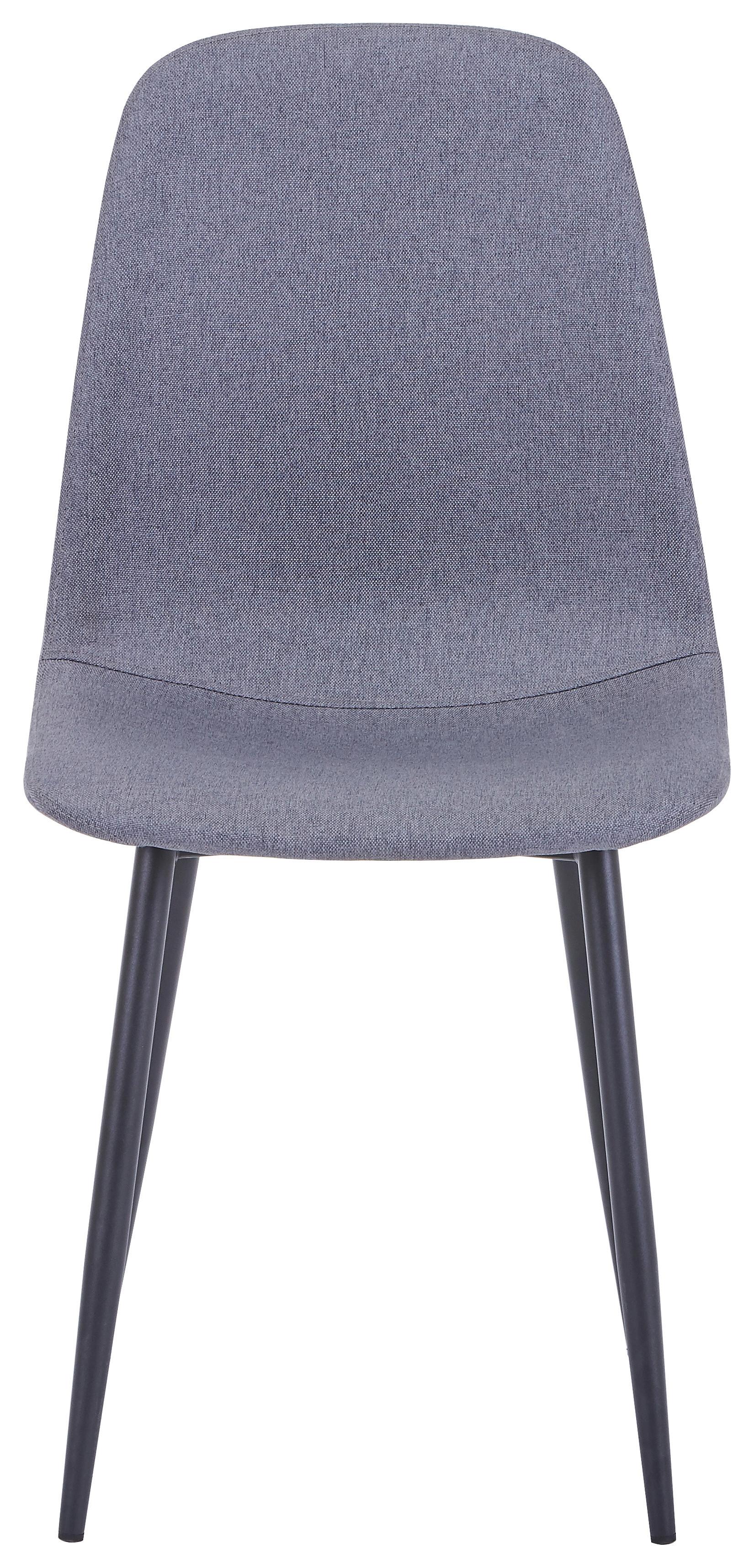 ŽIDLE DANA *CENOVÝ TRHÁK* - černá/tmavě šedá, Lifestyle, kov/textil (44/87/54cm) - Mömax
