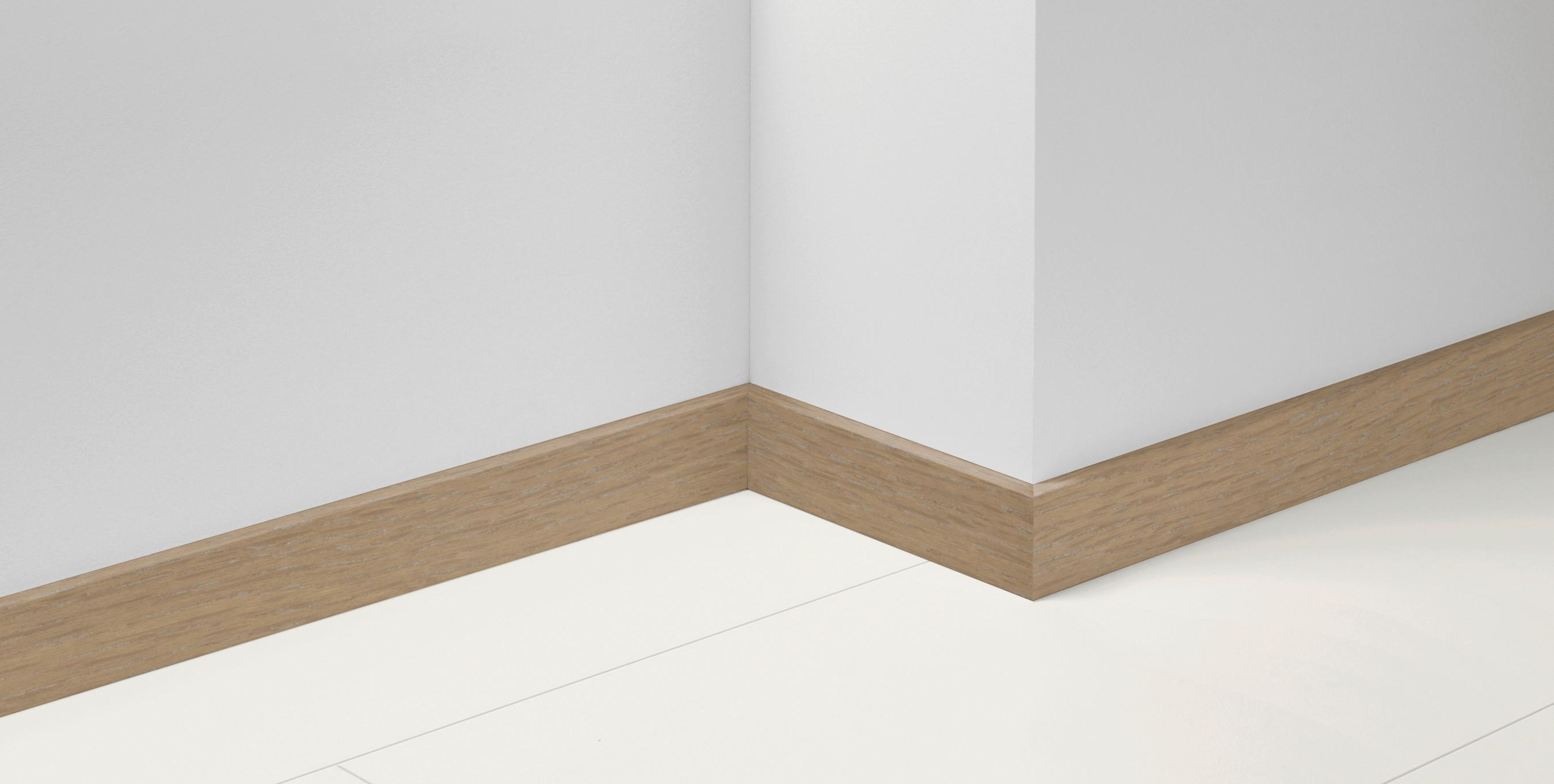 Sockelleiste Eiche - Eichefarben/Creme, Basics, Holzwerkstoff (220/1,65/7cm) - Parador