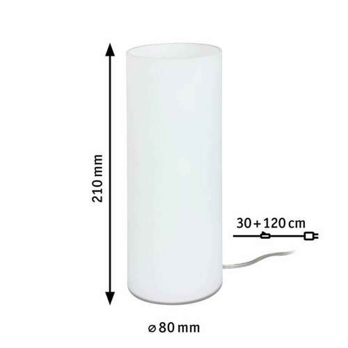 Tischlampe Opal 77010 - Opal, Basics, Glas (21/8cm) - Paulmann
